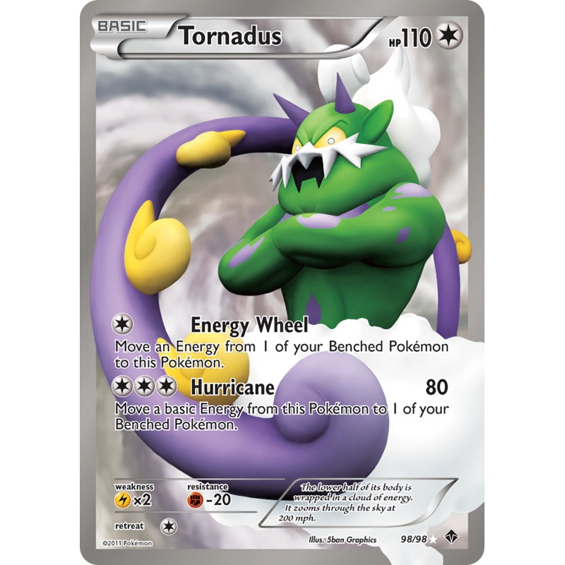 Tornadus (98/98) [Black & White: Emerging Powers]