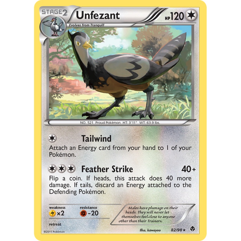 Unfezant (82/98) [Black & White: Emerging Powers]
