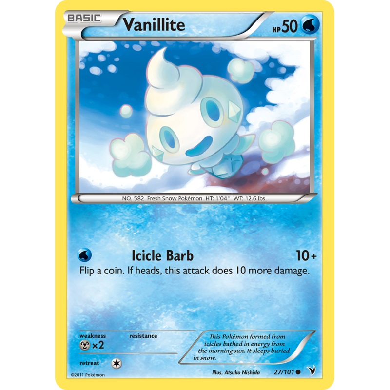 Vanillite (27/101) [Black & White: Noble Victories]