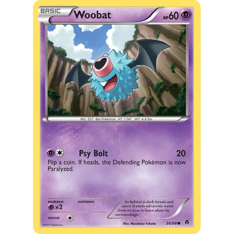 Woobat (36/98) [Black & White: Emerging Powers]