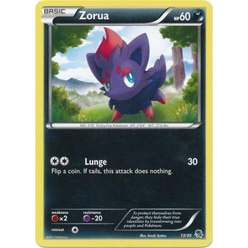 Zorua (13/30) [Black & White: Trainer Kit - Zoroark]