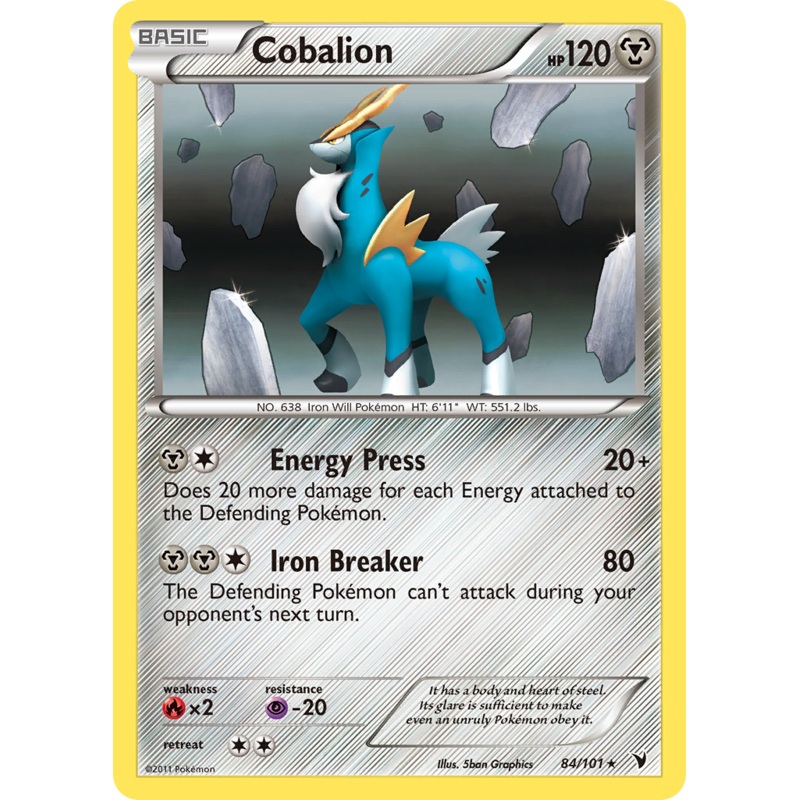 Cobalion (84/101) [Black & White: Noble Victories]