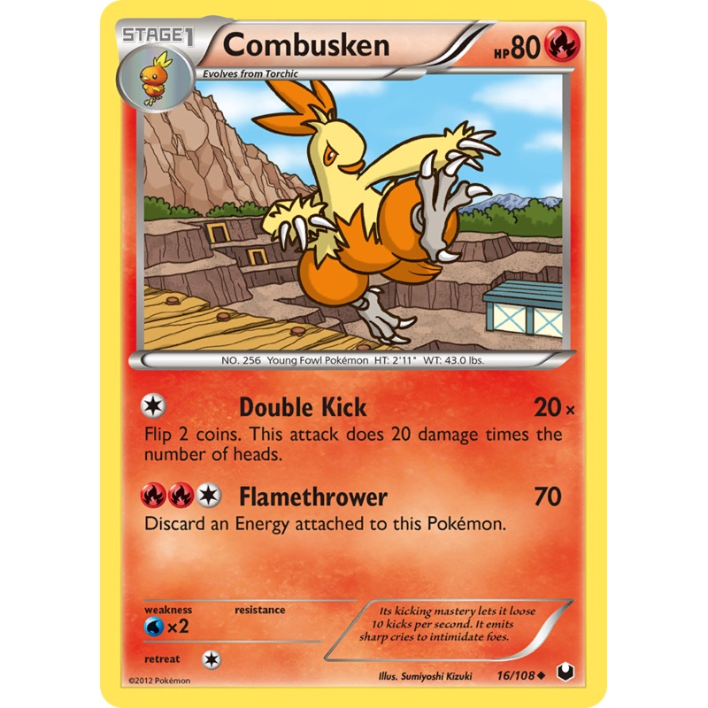 Combusken (16/108) [Black & White: Dark Explorers]