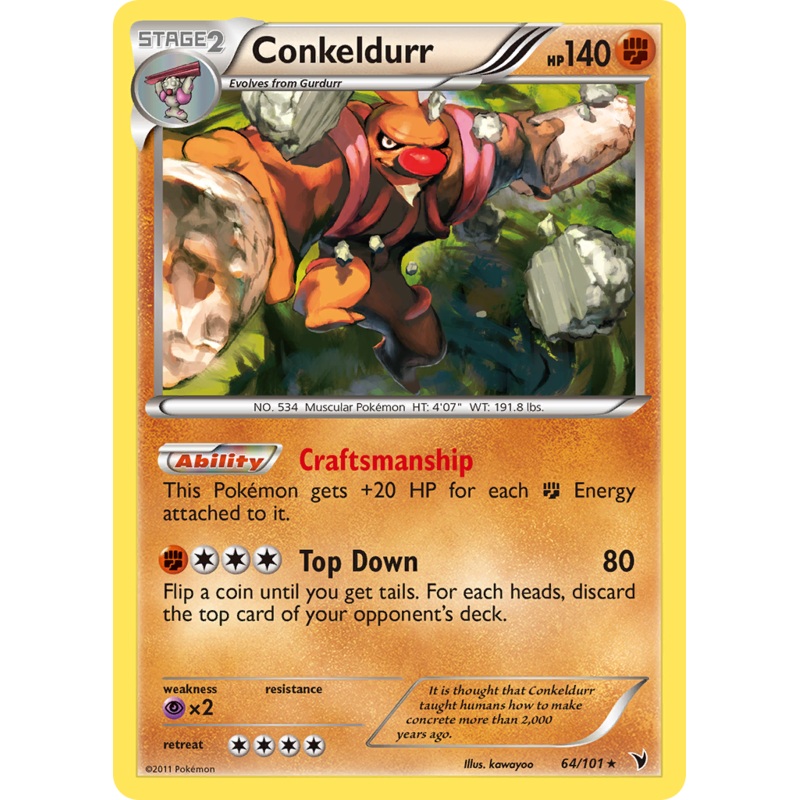 Conkeldurr (64/101) [Black & White: Noble Victories]