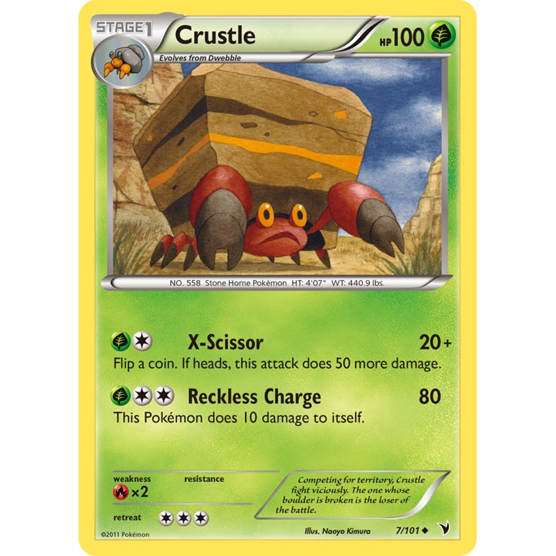 Crustle (7/101) [Black & White: Noble Victories]
