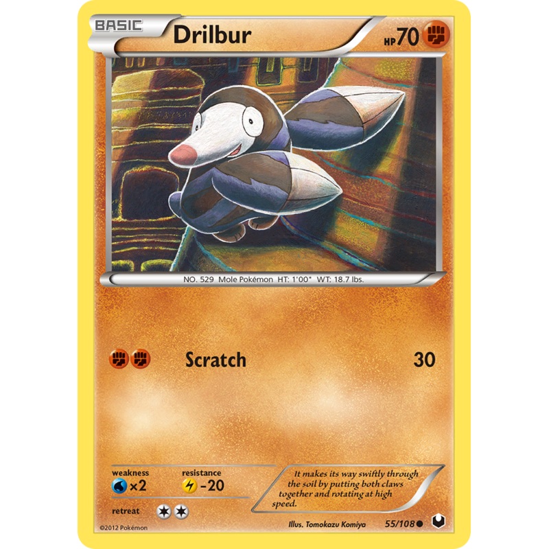 Drilbur (55/108) [Black & White: Dark Explorers]