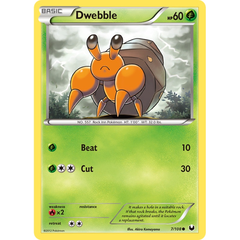 Dwebble (7/108) [Black & White: Dark Explorers]