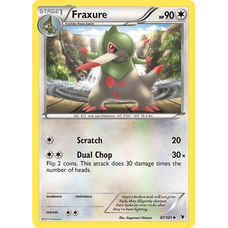 Fraxure (87/101) [Black & White: Noble Victories]