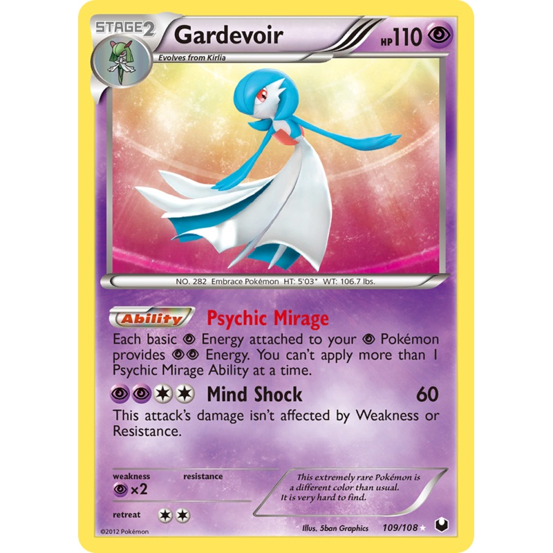 Gardevoir (109/108) [Black & White: Dark Explorers]