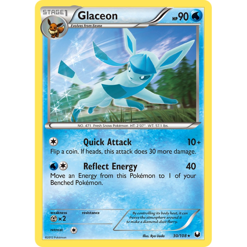 Glaceon (30/108) [Black & White: Dark Explorers]