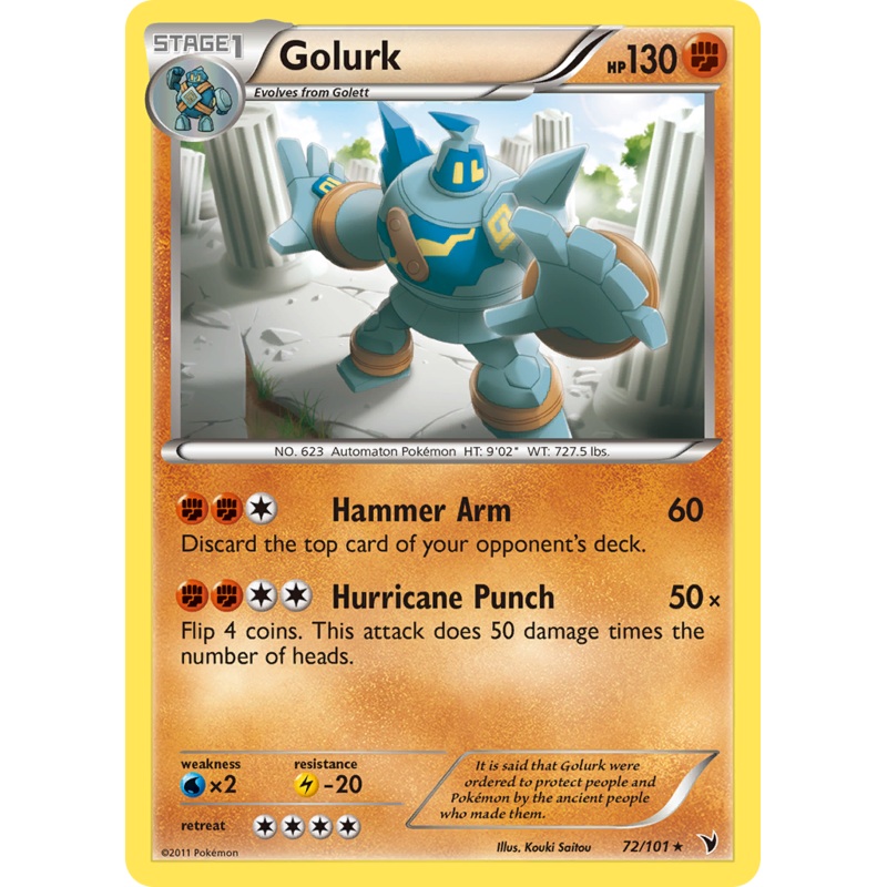 Golurk (72/101) [Black & White: Noble Victories]