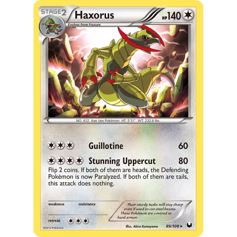 Haxorus (89/108) [Black & White: Dark Explorers]