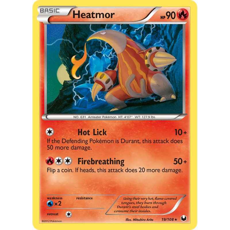 Heatmor (19/108) [Black & White: Dark Explorers]
