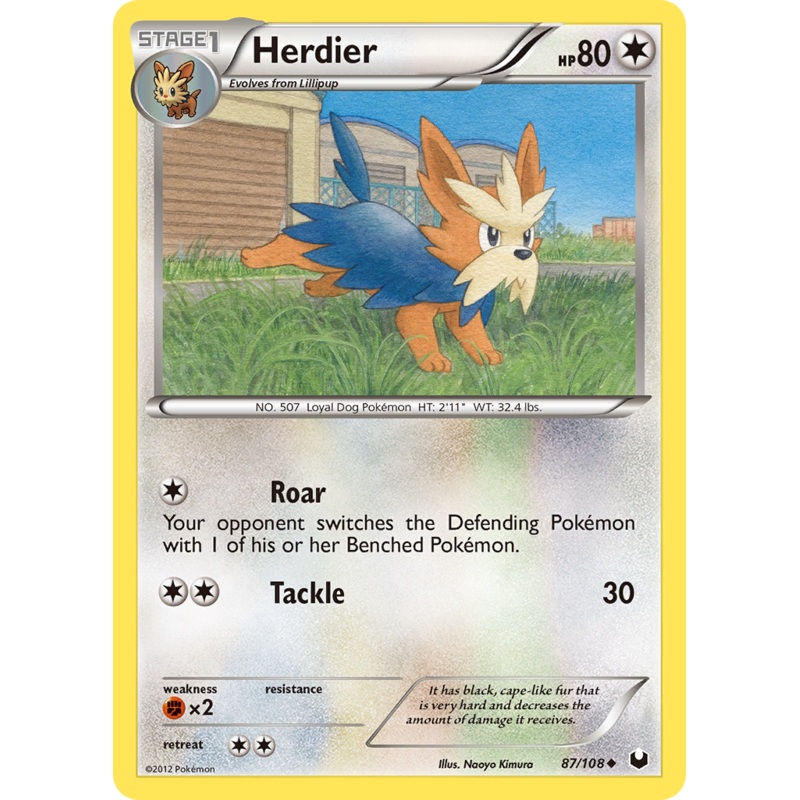Herdier (87/108) [Black & White: Dark Explorers]