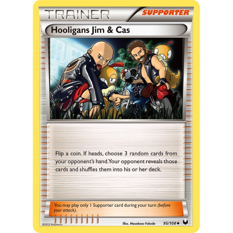 Hooligans Jim & Cas (95/108) [Black & White: Dark Explorers]