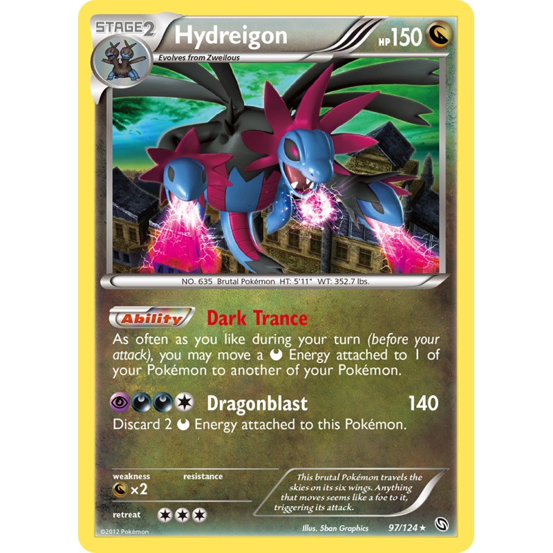 Hydreigon (97/124) [Black & White: Dragons Exalted]