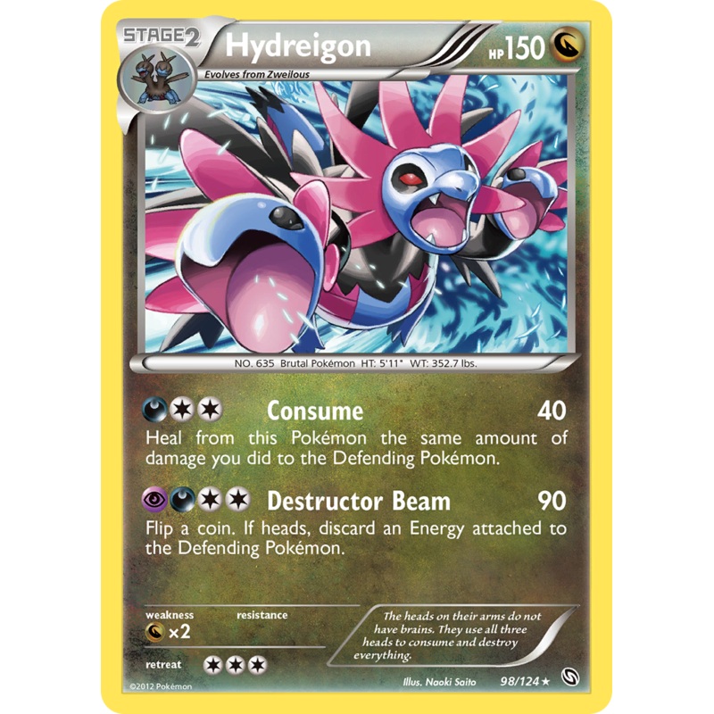 Hydreigon (98/124) [Black & White: Dragons Exalted]