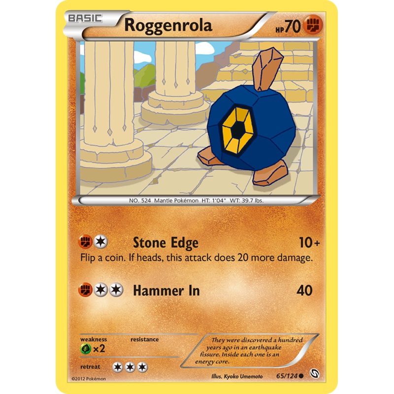 Roggenrola (65/124) [Black & White: Dragons Exalted]