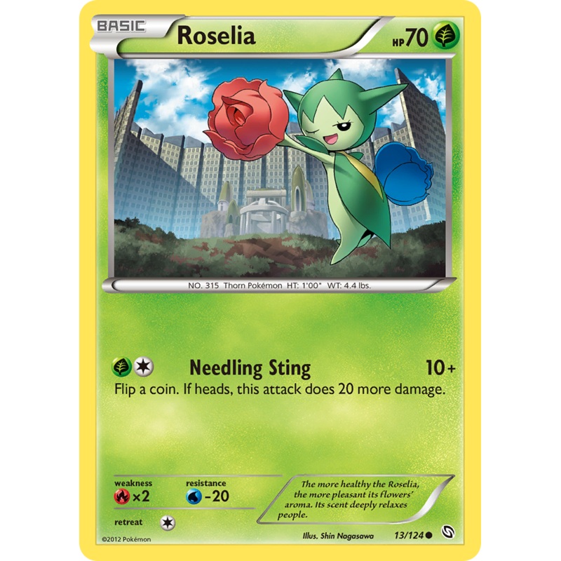 Roselia (13/124) [Black & White: Dragons Exalted]
