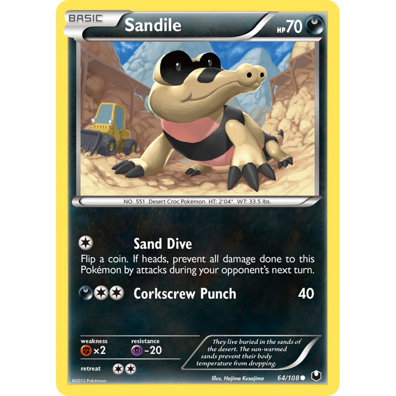 Sandile (64/108) [Black & White: Dark Explorers]