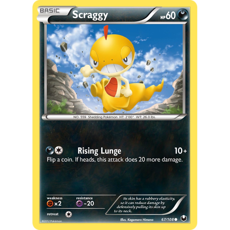 Scraggy (67/108) [Black & White: Dark Explorers]