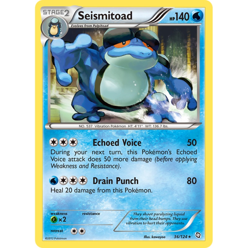 Seismitoad (36/124) [Black & White: Dragons Exalted]