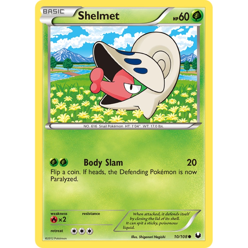 Shelmet (10/108) [Black & White: Dark Explorers]