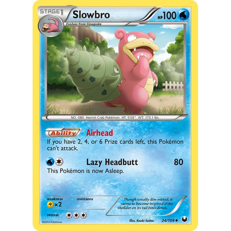 Slowbro (24/108) [Black & White: Dark Explorers]