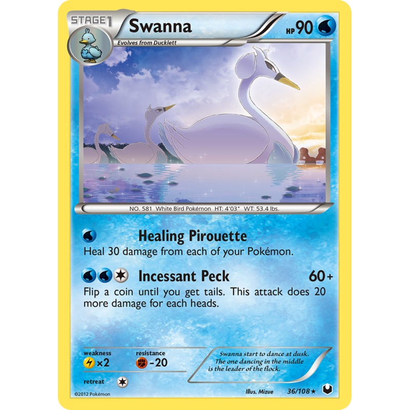 Swanna (36/108) [Black & White: Dark Explorers]