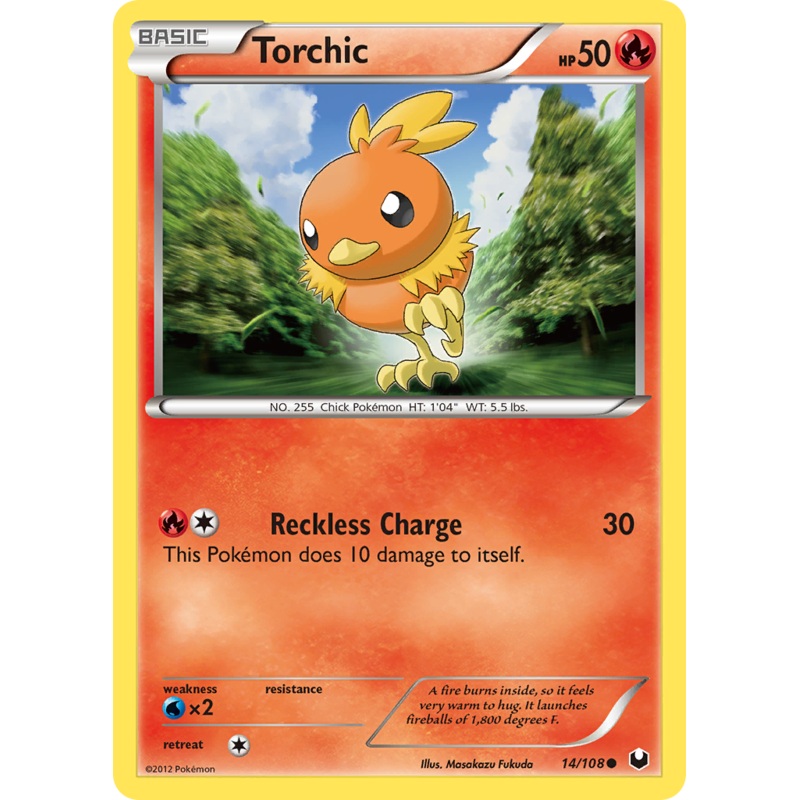 Torchic (14/108) [Black & White: Dark Explorers]