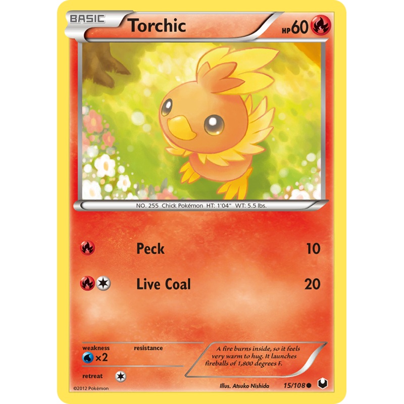 Torchic (15/108) [Black & White: Dark Explorers]