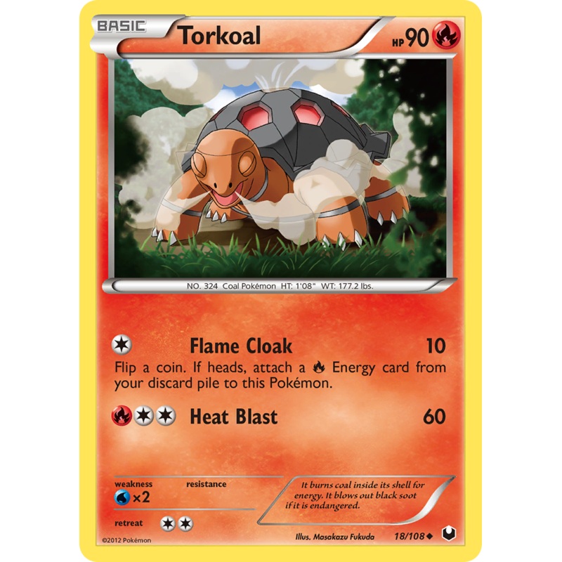 Torkoal (18/108) [Black & White: Dark Explorers]