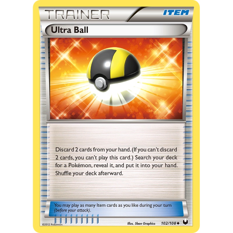 Ultra Ball (102/108) [Black & White: Dark Explorers]