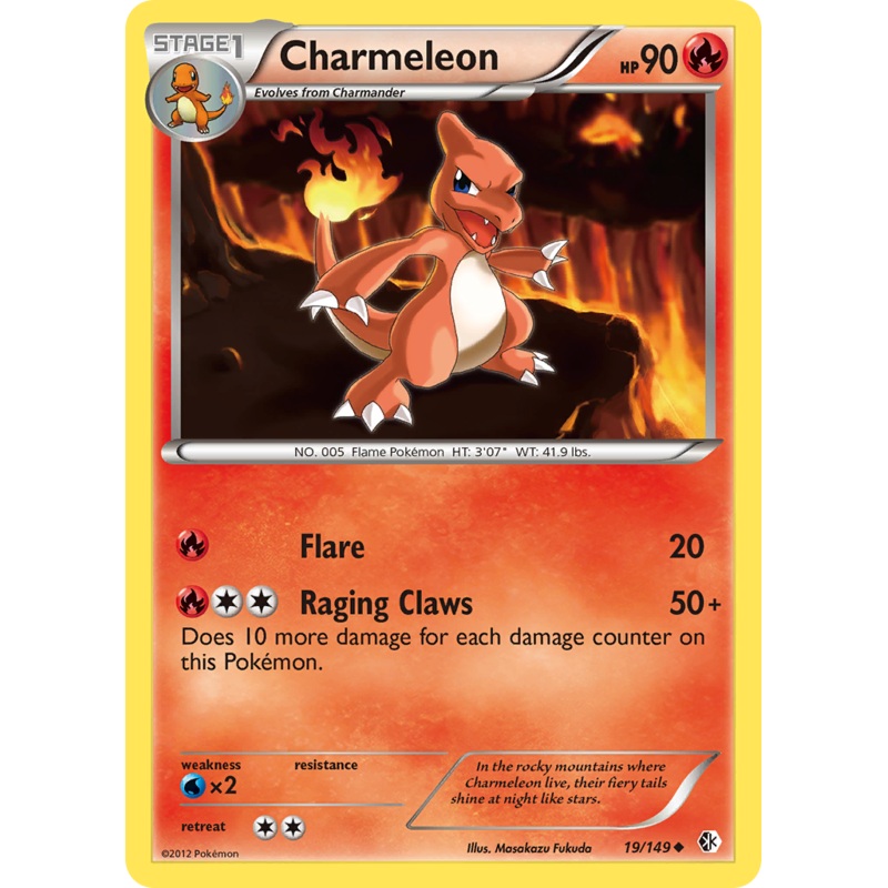 Charmeleon (19/149) [Black & White: Boundaries Crossed]
