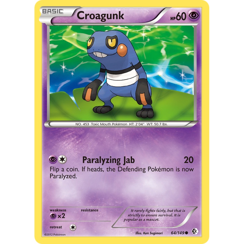 Croagunk (64/149) [Black & White: Boundaries Crossed]