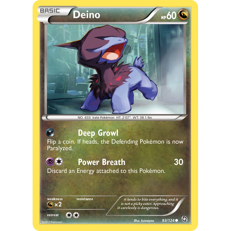 Deino (93/124) [Black & White: Dragons Exalted]