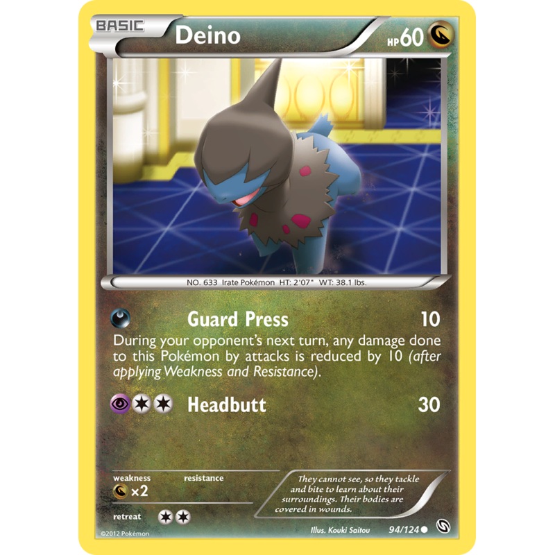 Deino (94/124) [Black & White: Dragons Exalted]