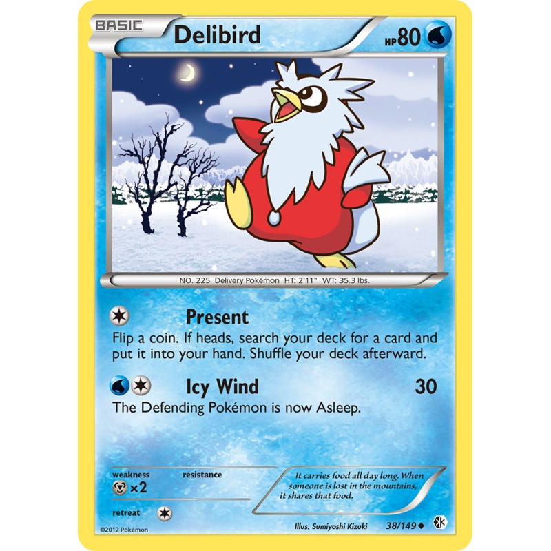 Delibird (38/149) [Black & White: Boundaries Crossed]