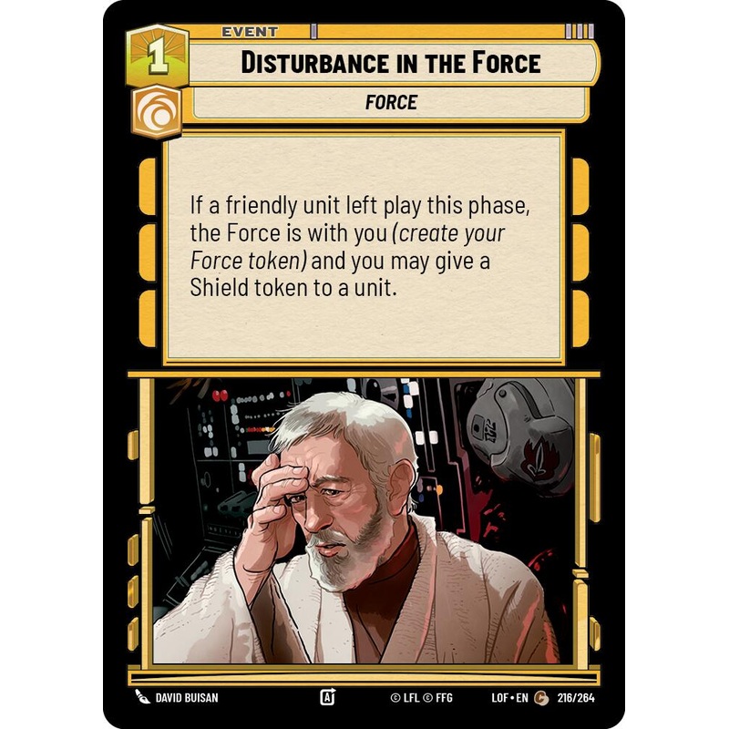 Disturbance in the Force (216/264) (216/264) [Legends of the Force]