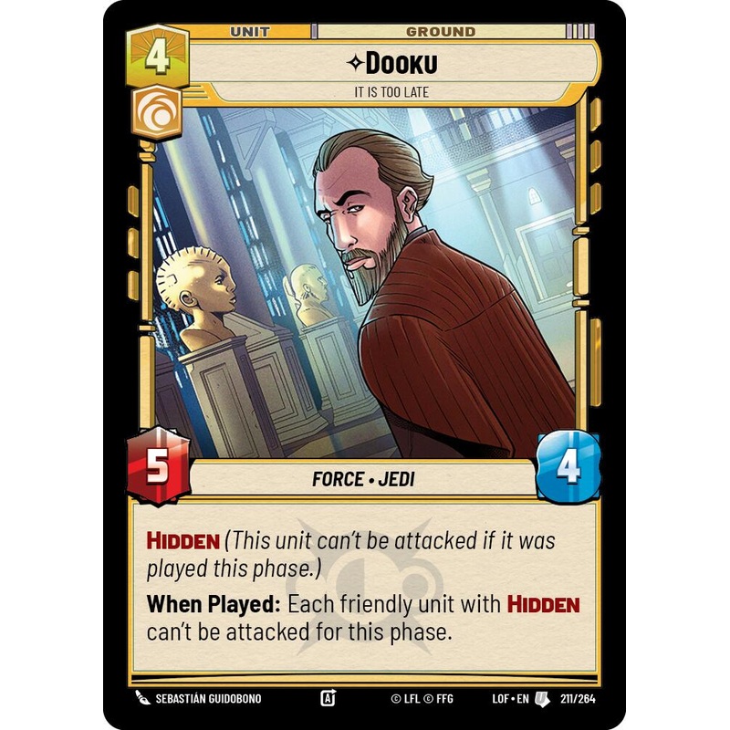 Dooku - It Is Too Late (211/264) (211/264) [Legends of the Force]