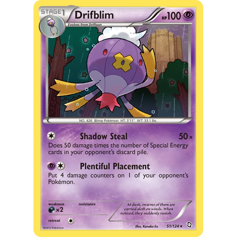 Drifblim (51/124) [Black & White: Dragons Exalted]