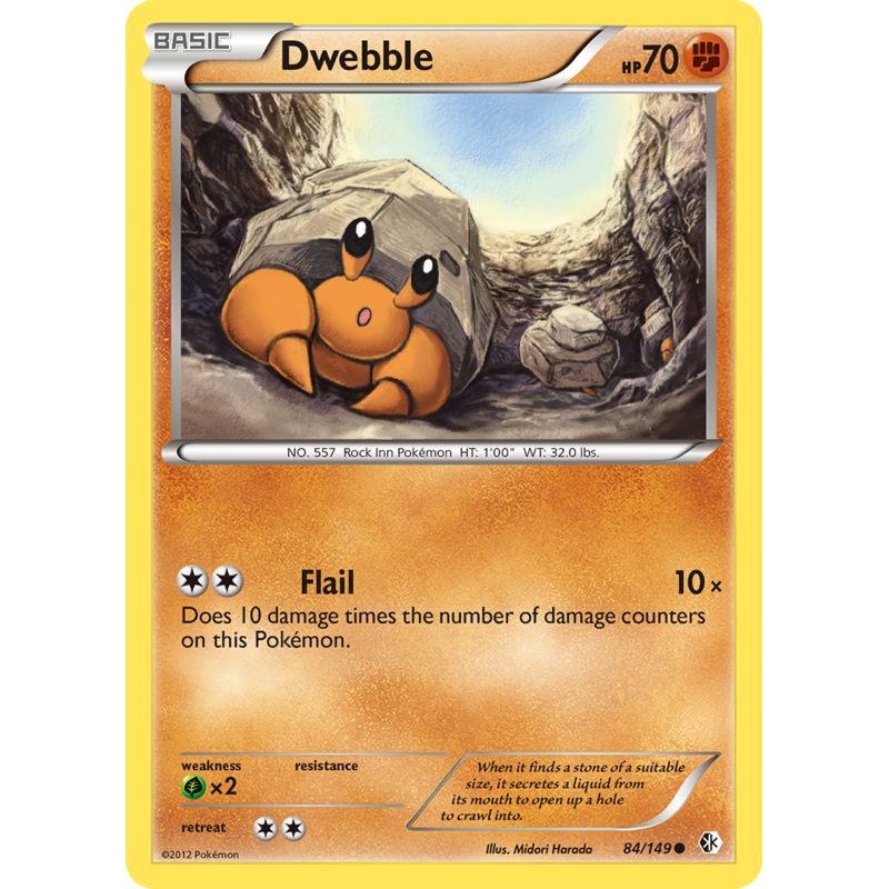 Dwebble (84/149) [Black & White: Boundaries Crossed]