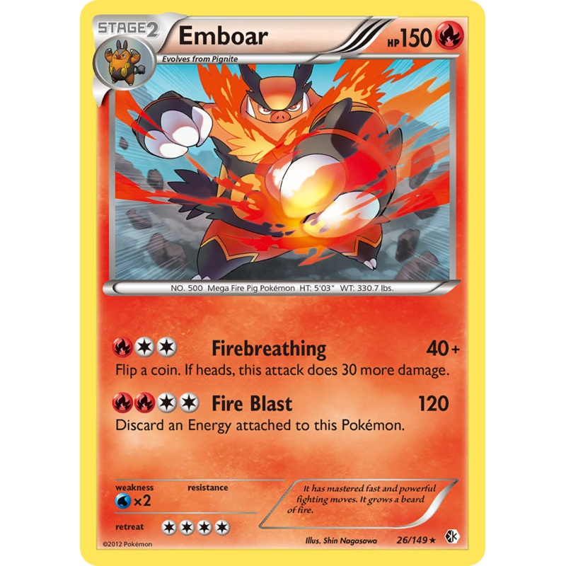 Emboar (26/149) [Black & White: Boundaries Crossed]