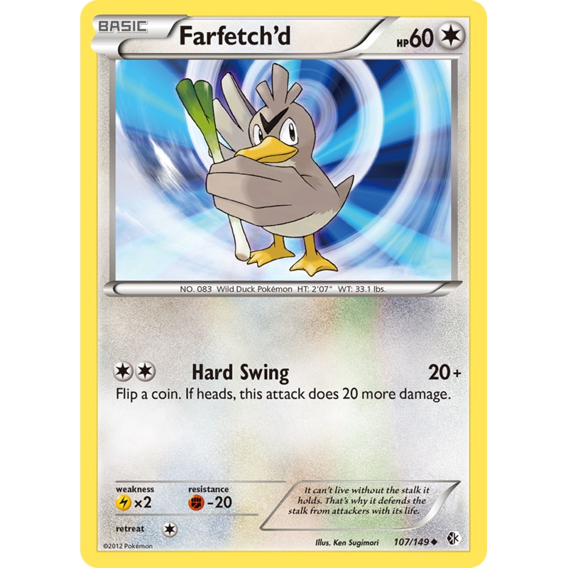 Farfetch'd (107/149) [Black & White: Boundaries Crossed]
