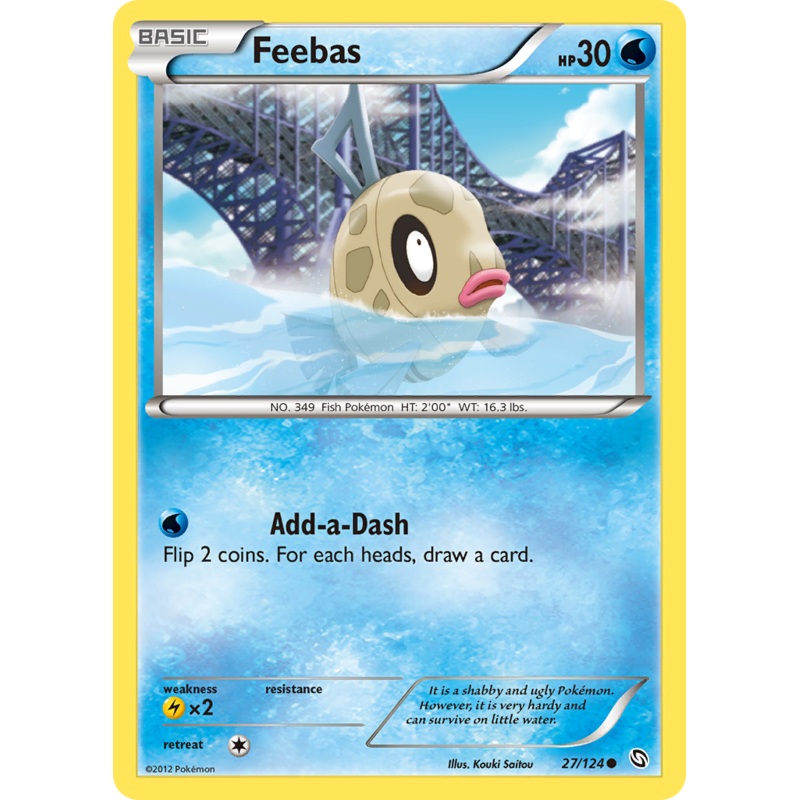 Feebas (27/124) [Black & White: Dragons Exalted]
