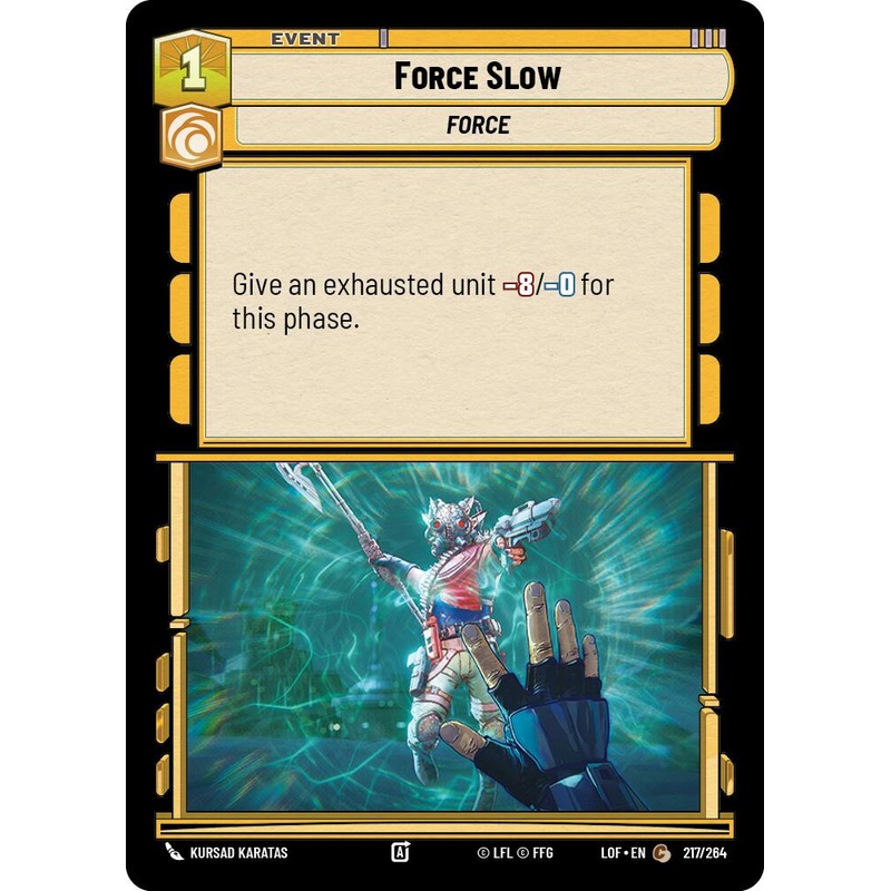 Force Slow (217/264) (217/264) [Legends of the Force]