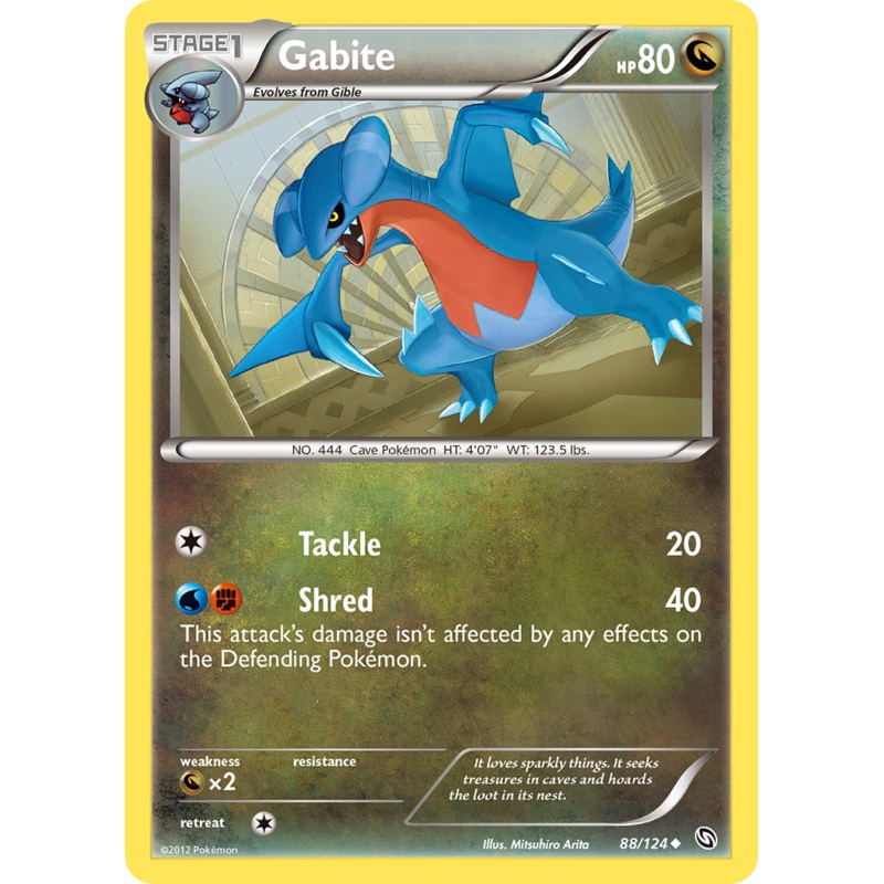 Gabite (88/124) [Black & White: Dragons Exalted]