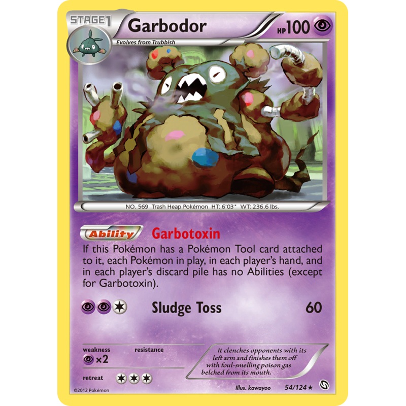 Garbodor (54/124) [Black & White: Dragons Exalted]
