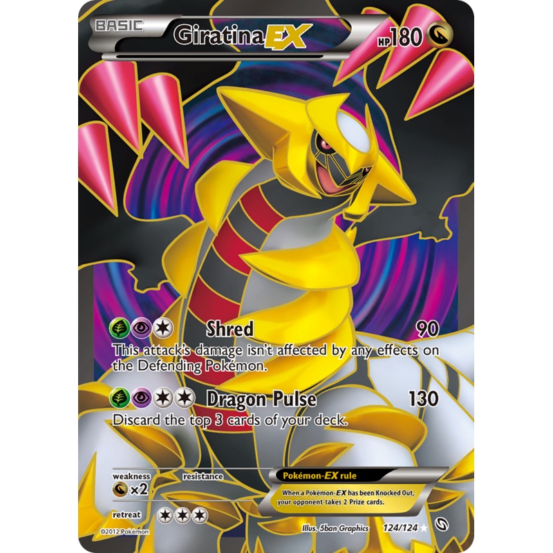Giratina EX (124/124) [Black & White: Dragons Exalted]