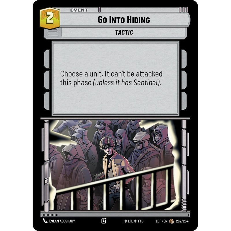 Go Into Hiding (262/264) (262/264) [Legends of the Force]